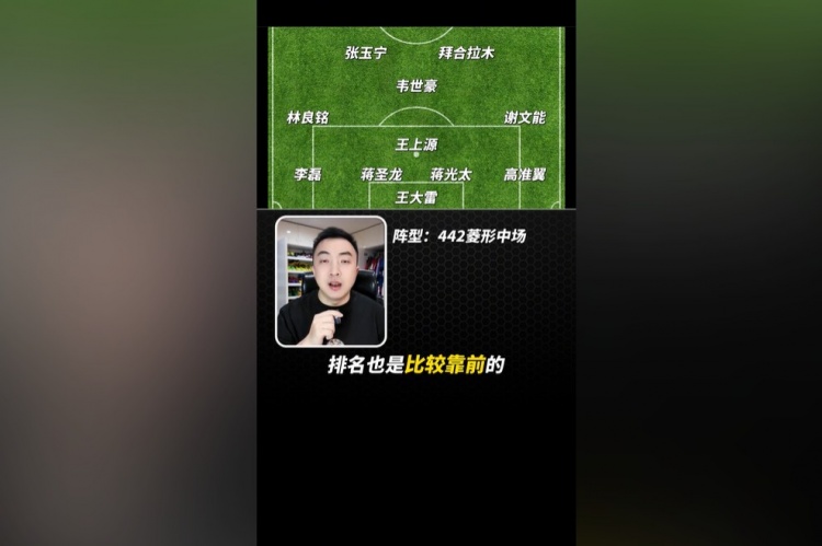  袁甲預(yù)測國足首發(fā)：可能塞爾吉尼奧要替補，首發(fā)是韋世豪