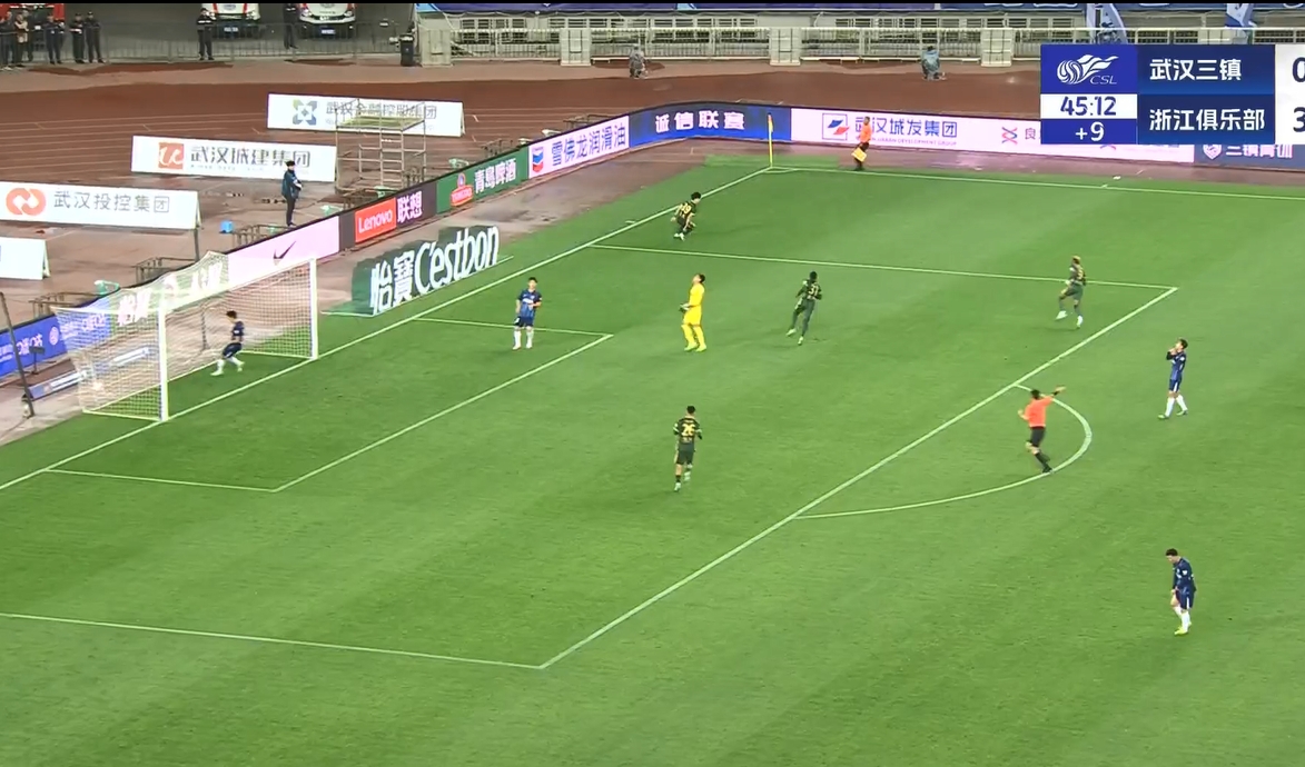  18歲王鈺棟中超處子球！三鎮(zhèn)后防白給，浙江半場(chǎng)4-0領(lǐng)先