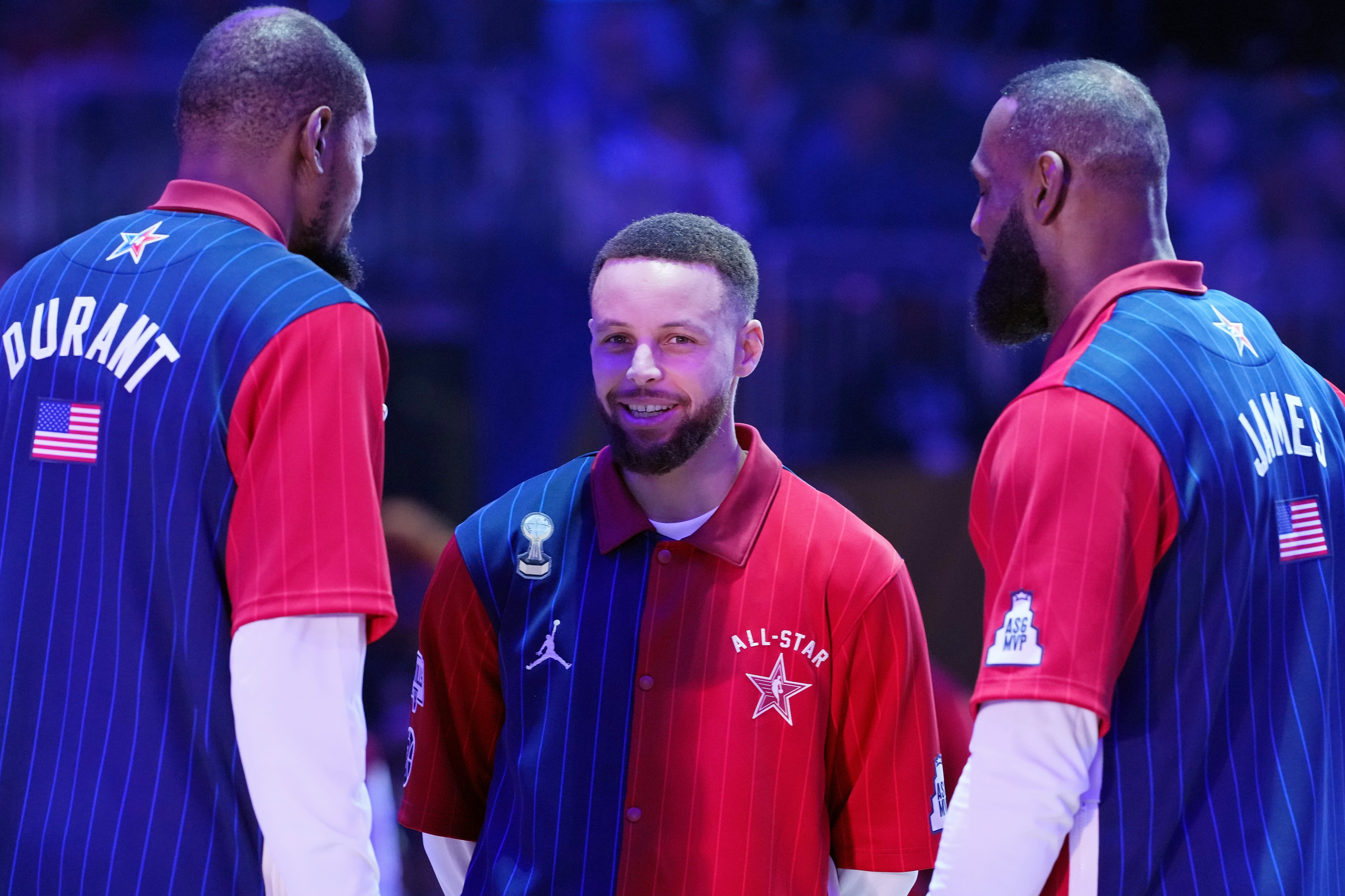  美國隊(duì)！NBA全明星正賽選人：詹杜庫眉+哈登+綠軍雙探花同隊(duì)